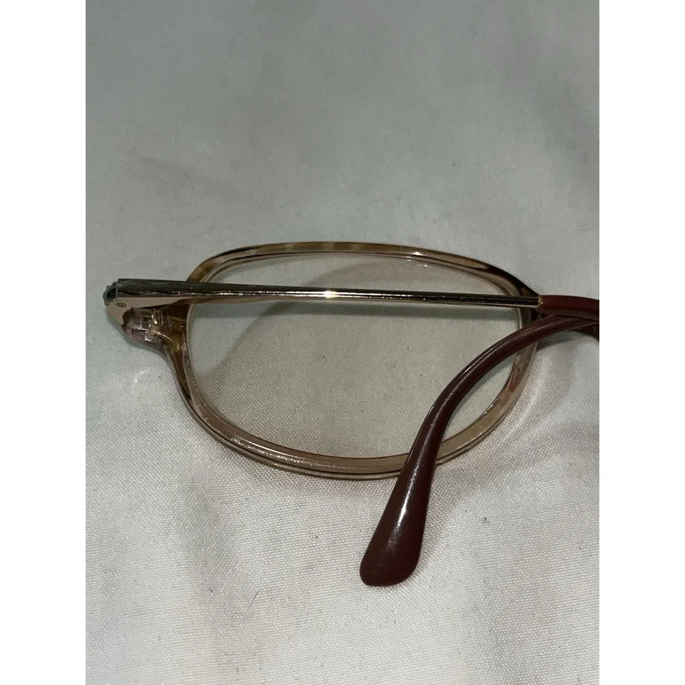 SAFILO ITALY 53-15-135 EYEGLASSES FRAME BROWN PLASTIC 3525